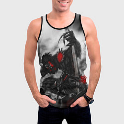 Майка-безрукавка мужская Sekiro shadows die twice спина Z, цвет: 3D-черный — фото 2