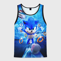 Мужская майка без рукавов SONIC СИНИЙ ЁЖ Z
