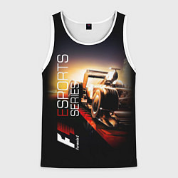 Майка-безрукавка мужская FORMULA 1, цвет: 3D-белый