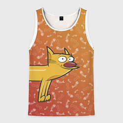 Мужская майка без рукавов КОТОПЕС Кот спереди