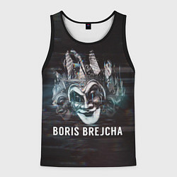Майка-безрукавка мужская Boris Brejcha Mask, цвет: 3D-черный