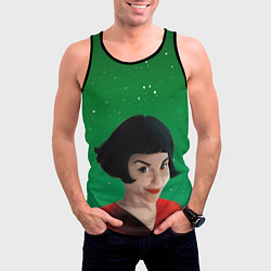 Майка-безрукавка мужская Амели Amelie Z, цвет: 3D-черный — фото 2