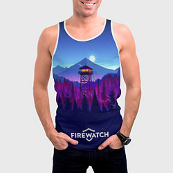 Майка-безрукавка мужская Purplewatch, цвет: 3D-белый — фото 2