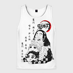 Мужская майка без рукавов Клинок рассекающий демонов