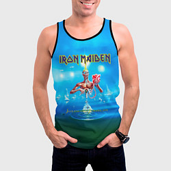 Майка-безрукавка мужская Seventh Son of a Seventh Son - Iron Maiden, цвет: 3D-черный — фото 2