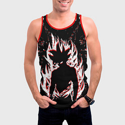 Майка-безрукавка мужская Dragon ball super, цвет: 3D-красный — фото 2