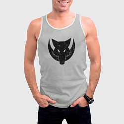 Майка-безрукавка мужская Лунные волки цвет легиона, цвет: 3D-белый — фото 2