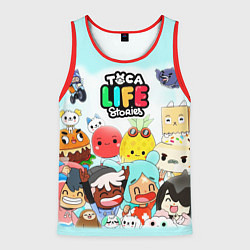 Мужская майка без рукавов Toca Boca Тока Бока все персонажи