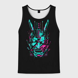 Майка-безрукавка мужская НЕОНОВЫЙ САМУРАЙ NEON RONIN NEON SAMURAI, цвет: 3D-черный