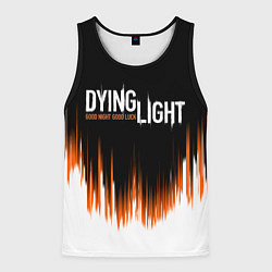 Мужская майка без рукавов DYING LIGHT GOOD NIGHT AND GOOD LUCK