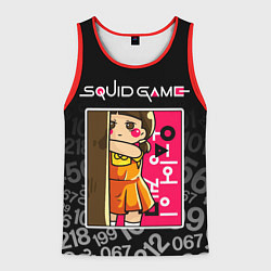 Мужская майка без рукавов ИГРА В КАЛЬМАРА КУКЛА DOLL