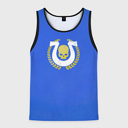 Мужская майка без рукавов Ультрамарины парадный вариант
