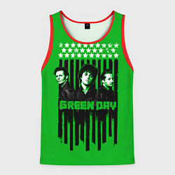 Майка-безрукавка мужская Green day is here, цвет: 3D-красный