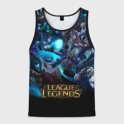 Мужская майка без рукавов LEAGUE OF LEGENDS ЛИГА ЛЕГЕНД ГЕРОИ