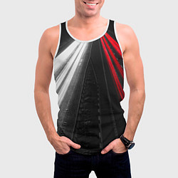 Майка-безрукавка мужская Unlimited Highway, цвет: 3D-белый — фото 2