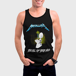 Майка-безрукавка мужская Kill Em All - Metallica, цвет: 3D-черный — фото 2