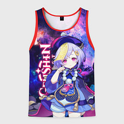 Майка-безрукавка мужская КИКИ, GENSHIN IMPACT SPACE ГАЛАКТИКА, цвет: 3D-красный