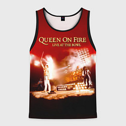 Майка-безрукавка мужская Queen on Fire - Live at the Bowl, цвет: 3D-черный