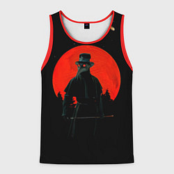 Мужская майка без рукавов Plague doctor ЧУМНОЙ ДОКТОР