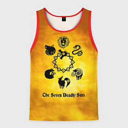 Мужская майка без рукавов Все 7 смертных грехов