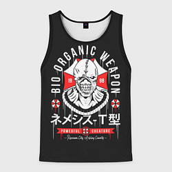 Майка-безрукавка мужская Био органическое оружие Nemesis, цвет: 3D-черный