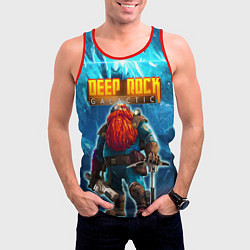 Майка-безрукавка мужская Deep Rock Galactic Scout, цвет: 3D-красный — фото 2