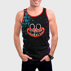 Майка-безрукавка мужская POPPY PLAYTIME ПОППИ ПЛЕЙТАЙМ МОРДОЧКА ХАГГИ ВАГГИ, цвет: 3D-красный — фото 2