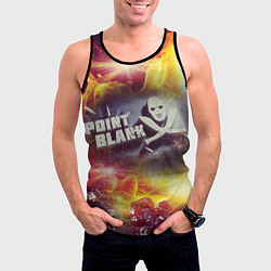 Майка-безрукавка мужская Point Blank Black Fire, цвет: 3D-черный — фото 2