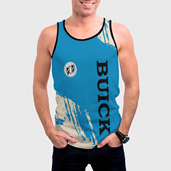 Майка-безрукавка мужская Buick Logo emblem, цвет: 3D-черный — фото 2