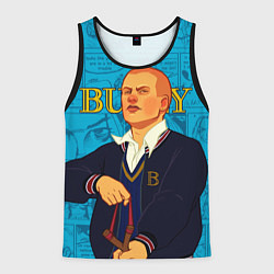 Майка-безрукавка мужская Bully, Джимми Хопкинс, цвет: 3D-черный
