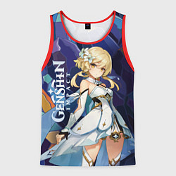 Мужская майка без рукавов Люмин путешественница из Genshin Impact