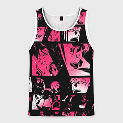 Майка-безрукавка мужская АКАШИ СЕЙДЖУРО ЛУЧШИЕ МОМЕНТЫ, цвет: 3D-белый