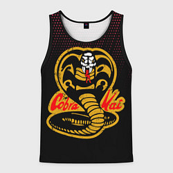 Мужская майка без рукавов Кобра кай с узором