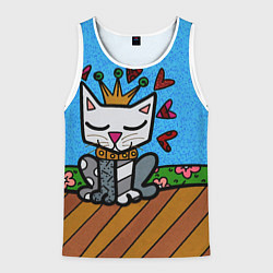 Майка-безрукавка мужская Romero Britto - Originals, цвет: 3D-белый