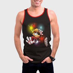 Майка-безрукавка мужская RAYMAN LEGENDS РЕЙМАН, цвет: 3D-красный — фото 2