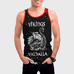 Майка-безрукавка мужская Викинги: Вальхалла Vikings: Valhalla, цвет: 3D-красный — фото 2