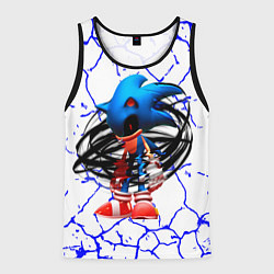 Майка-безрукавка мужская СОНИК EXE ТЕМНЫЙ СОНИК, цвет: 3D-черный