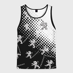 Мужская майка без рукавов Peugeot pattern львы