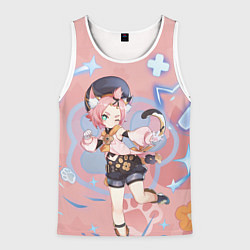 Мужская майка без рукавов Cute Diona Genshin Impact
