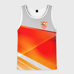 Майка-безрукавка мужская Sevilla спорт, цвет: 3D-белый