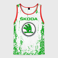 Мужская майка без рукавов Skoda Брызги