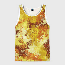 Мужская майка без рукавов Спортивный камуфляж Пикси - Лимон