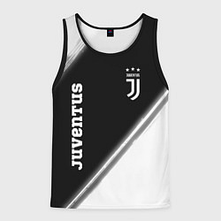 Майка-безрукавка мужская ЮВЕНТУС Juventus Краска, цвет: 3D-черный