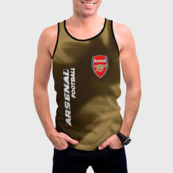Майка-безрукавка мужская АРСЕНАЛ Arsenal Football Огонь, цвет: 3D-черный — фото 2
