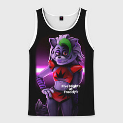 Мужская майка без рукавов Five Nights at Freddys: Security Breach Волчица Ро