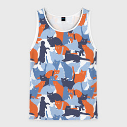 Мужская майка без рукавов Домашние Питомцы Кошки