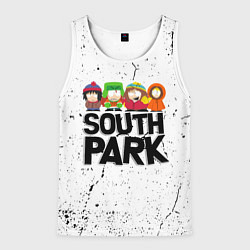 Мужская майка без рукавов Южный парк мультфильм - персонажи South Park
