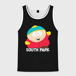 Майка-безрукавка мужская Южный парк - Эрик Eric, цвет: 3D-белый