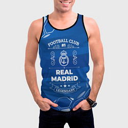 Майка-безрукавка мужская Real Madrid FC 1, цвет: 3D-черный — фото 2