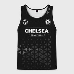 Майка-безрукавка мужская Chelsea Форма Champions, цвет: 3D-черный